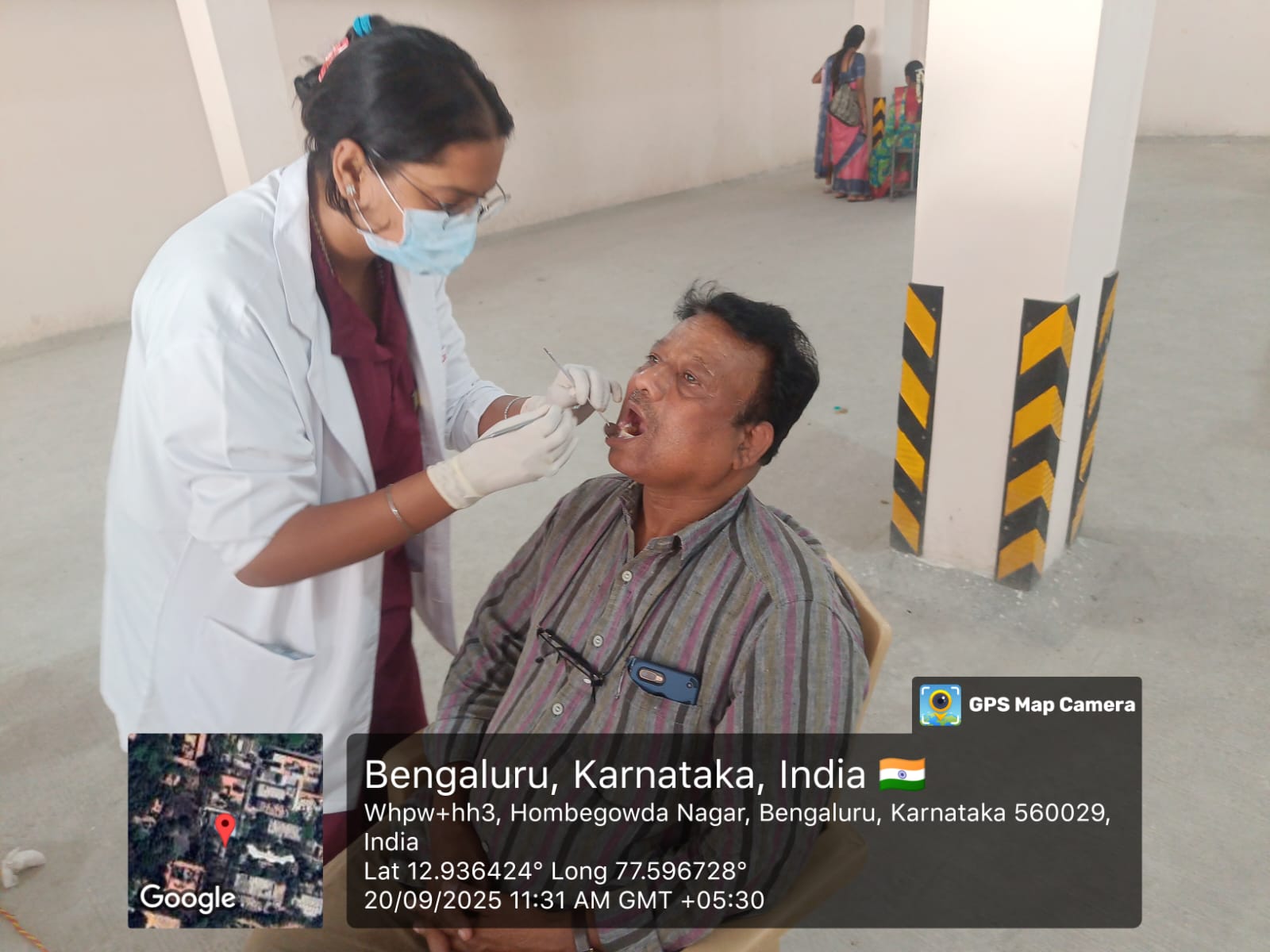 Dental camp activity at State Home For Women